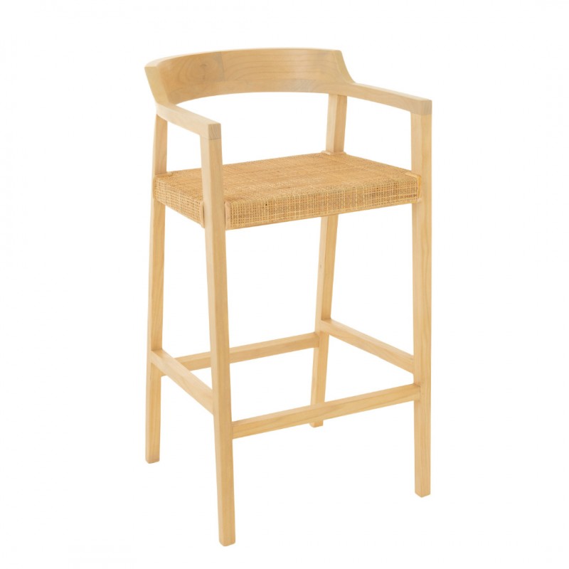 BARSTOOL MM TEAK NATURAL 100 - CHAIRS, STOOLS